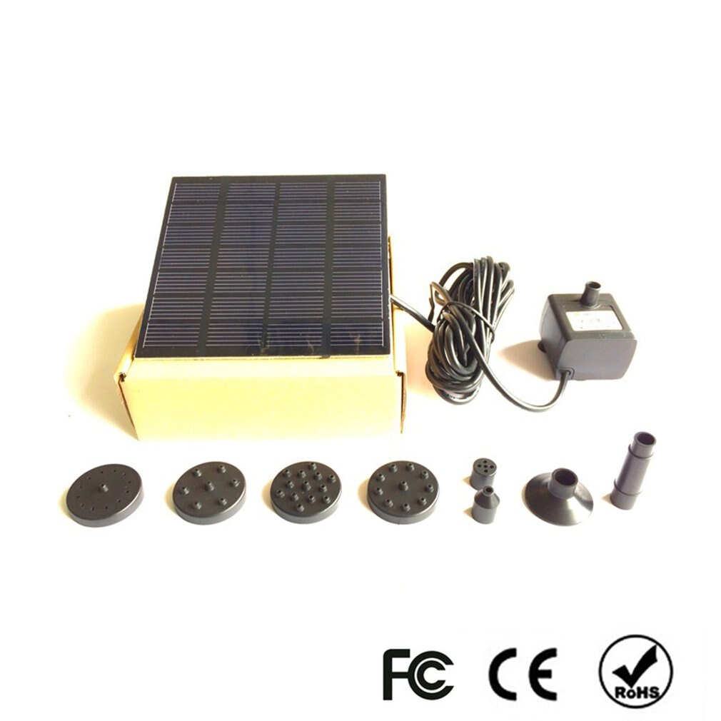 Solar Water Pump Floating Fountain Garden Fish Tank Miniature Floating Fountain Solar Water Fountain Outdoor Fountain