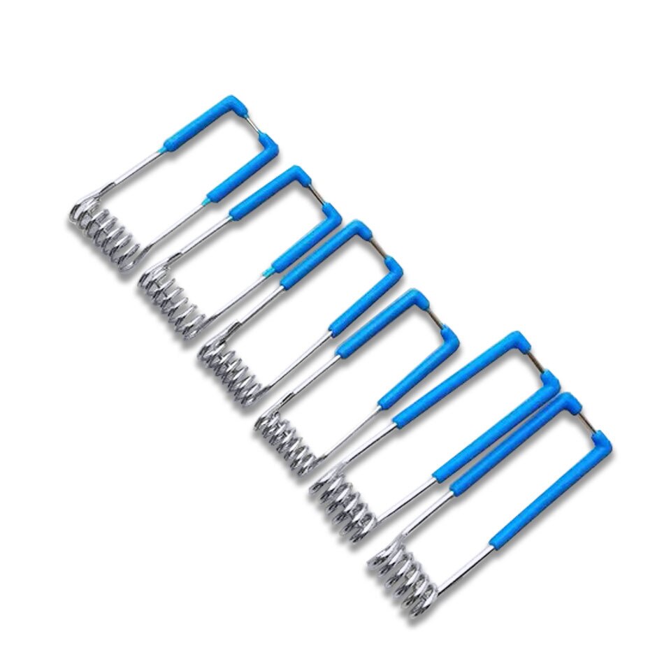 10pcs Ceiling Lamp Spring Clip Panel Lamp Clip With Blue Glue Spring Lamp Downlight Spotlights Fixing Spring Clip