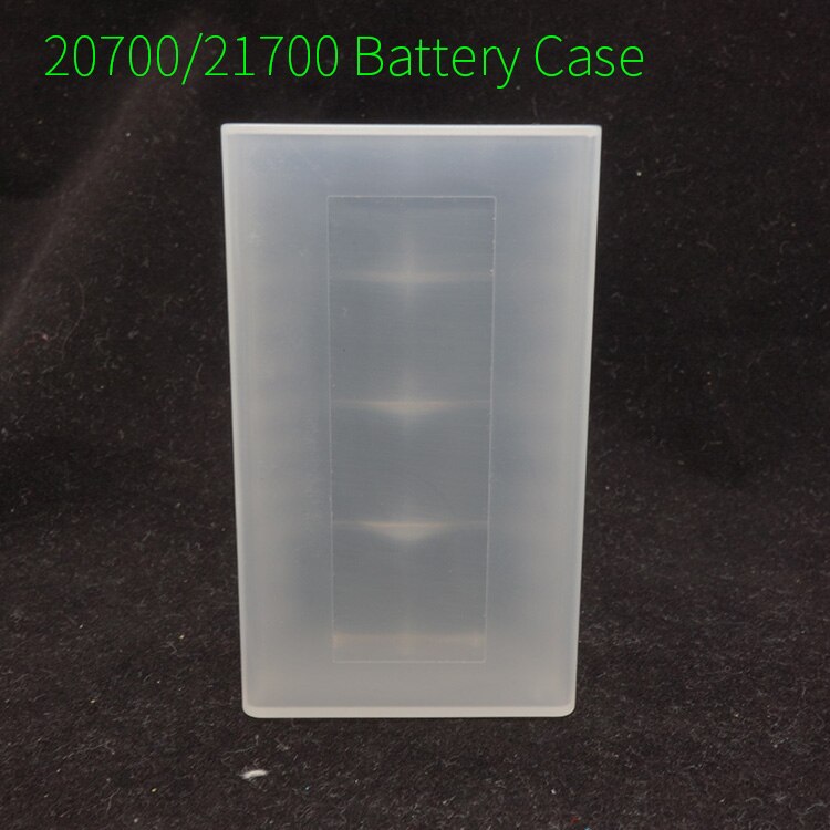 1pc 20700 batterij case draagbare plastic dual box voor 21700 20700