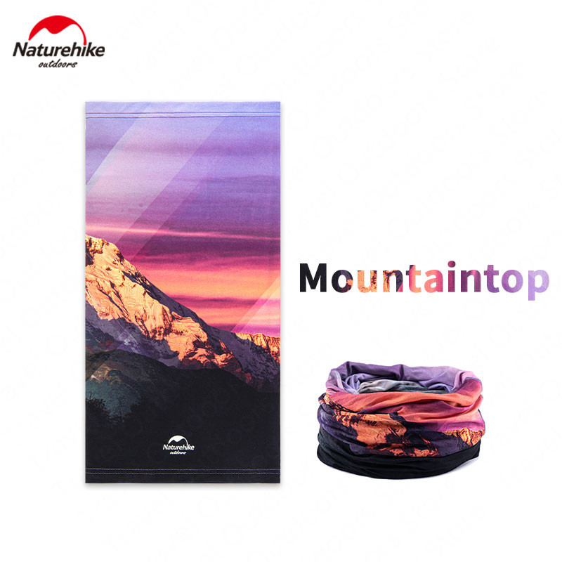 Naturehike Zomer Cool Bandana Ice Cool Magic Hoofddoek Ademend Sneldrogend Riding Masker Outdoor Running Fitness Hoofdband: Mountaintop