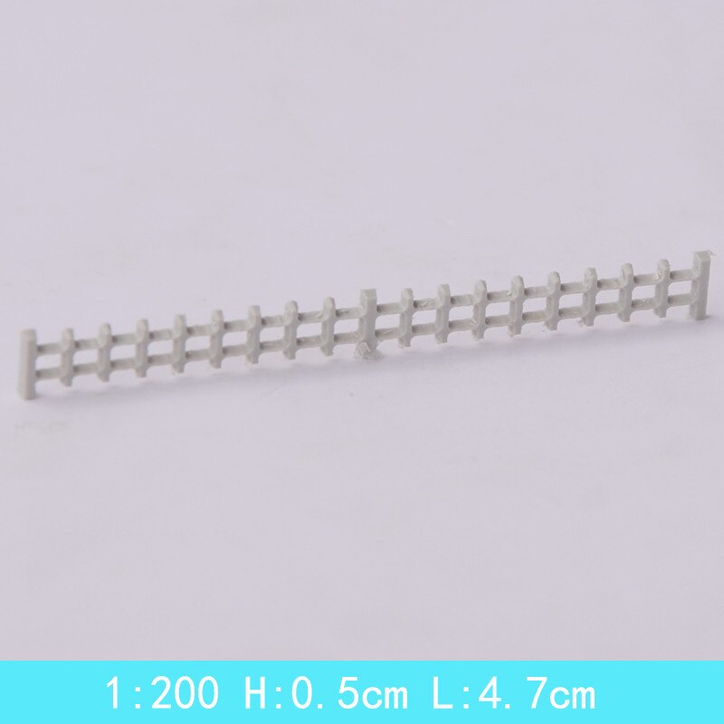 10 pz/lotto 1/50-1/200 Bilancia Modello Mini FAI DA TE Building All'aperto In Plastica Abs Bianco Modello di Recinzione Per La Costruzione di Desgin: 10pcs 200scale