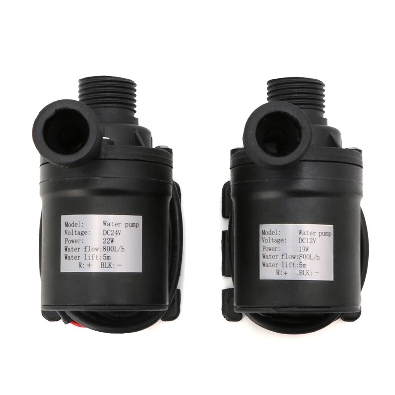 Pompe à Eau DC 12V/24V – Brushless 800L/H, Solaire, Chinoise
