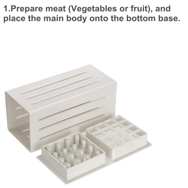 barbecue Kabob creatore Kabob creatore 16 Fori di Carne Spiedo kebab creatore Macchina Scatola di Carne di Manzo creatore con 32 di Bambù Aste E Sganci Rapidi