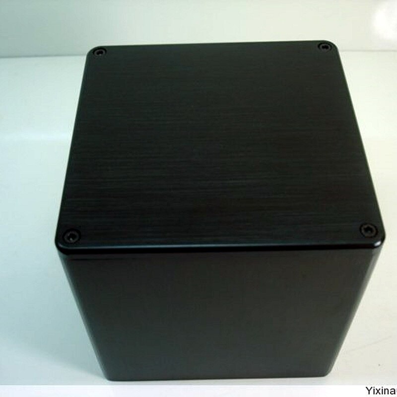 High-End 134*134 * Hoogte 141Mm Transformer Cover Transformator Schild Shell Transformator Shield Cover Ultra-fijn Geborsteld Aluminium