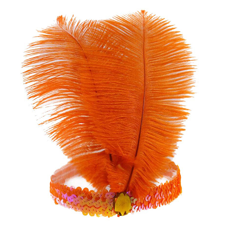 1 Uds. Tocado de plumas indias a la para mujer, diadema de cristal con plumas y lentejuelas, diadema india para de vacaciones, accesorios para el cabello: Verde