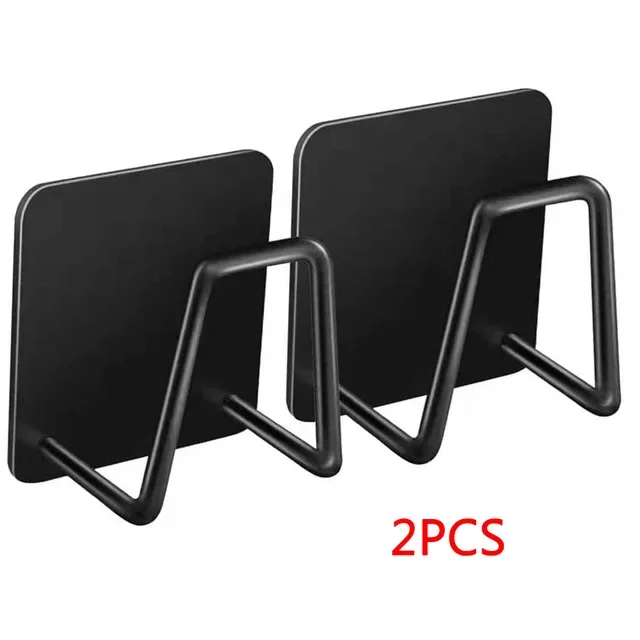 Porte-Éponge Auto-Adhésif en Acier Inoxydable pour Évier de Cuisine, Accessoire de vaccage,rangement cuisine,cuisine rangement organisation,rangement sous evier,accessoire salle de bain,kitchen accessories: plum