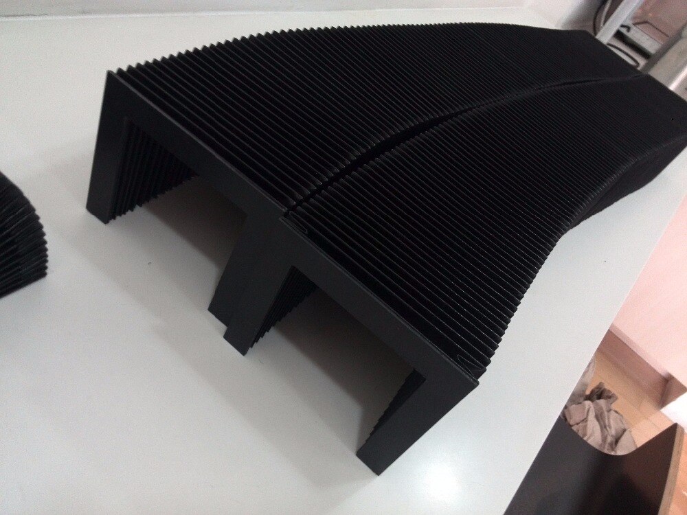 Copertura di Protezione soffietto ondulazione, interno: larghezza100mm x altezza15mm, stirata 450mm