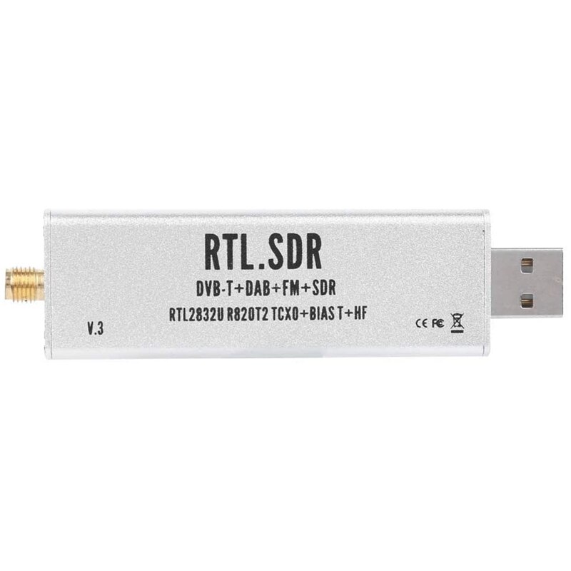 Full Band Receiver, SDR Radio Communication System 0.1MHz‑1.7GHz for XP / Win10 / An-Droi: Default Title