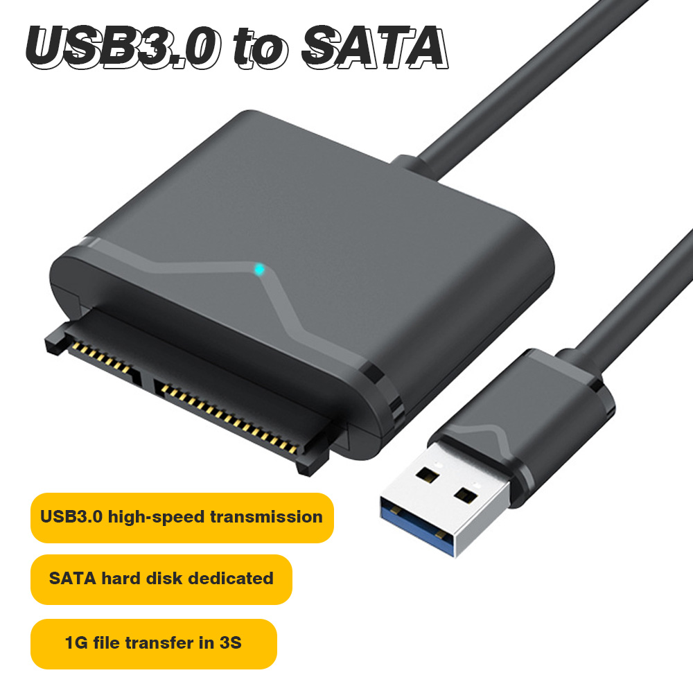 Usb 3.0/2.0 to sata-datakabel sata iii 6 gbps extern hårddiskadapter för 2.5-- tums 3.5-- tums ssd-hårddiskar