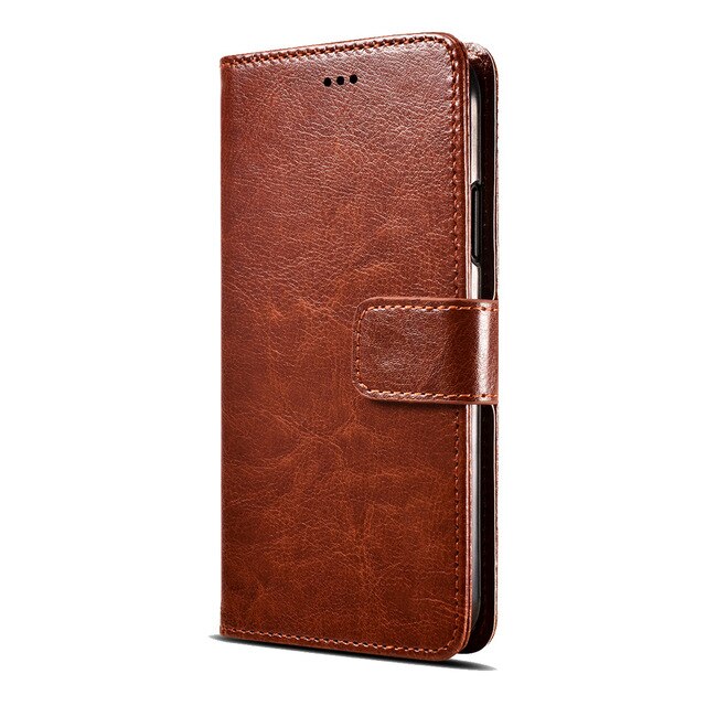 A1 rdzeń etui na telefon do Samsung Galaxy A1 rdzeń etui silikonowe zderzak skórzane etui z klapką do Samsung Galaxy A1 rdzeń czarny Fundas: CX Brown