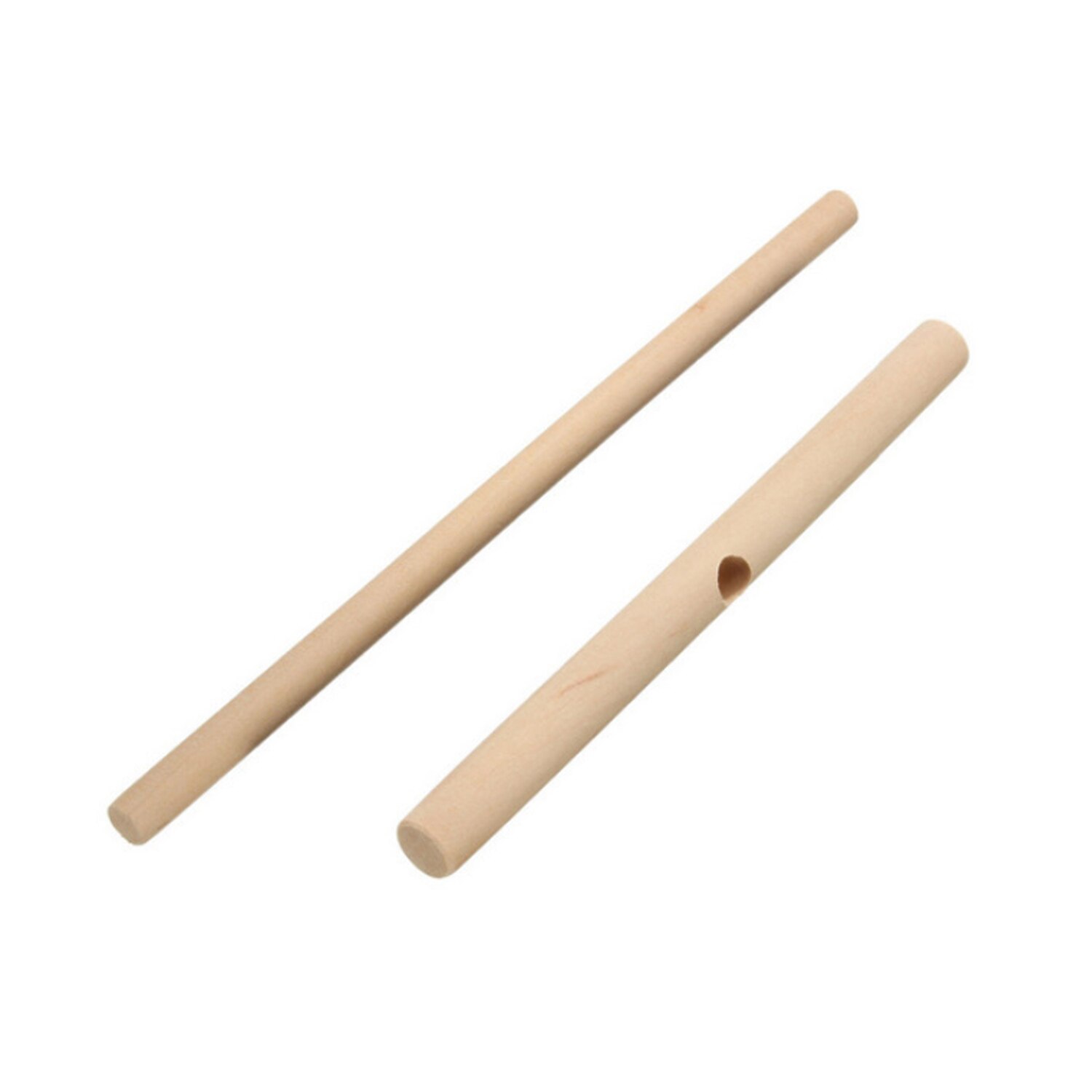 Behogar 2PCS T-shaped Wooden Batter Crepe Jianbing Pancake Spreader Sticks for Restaurant Home Kitchen Cooking Tool 16x12cm