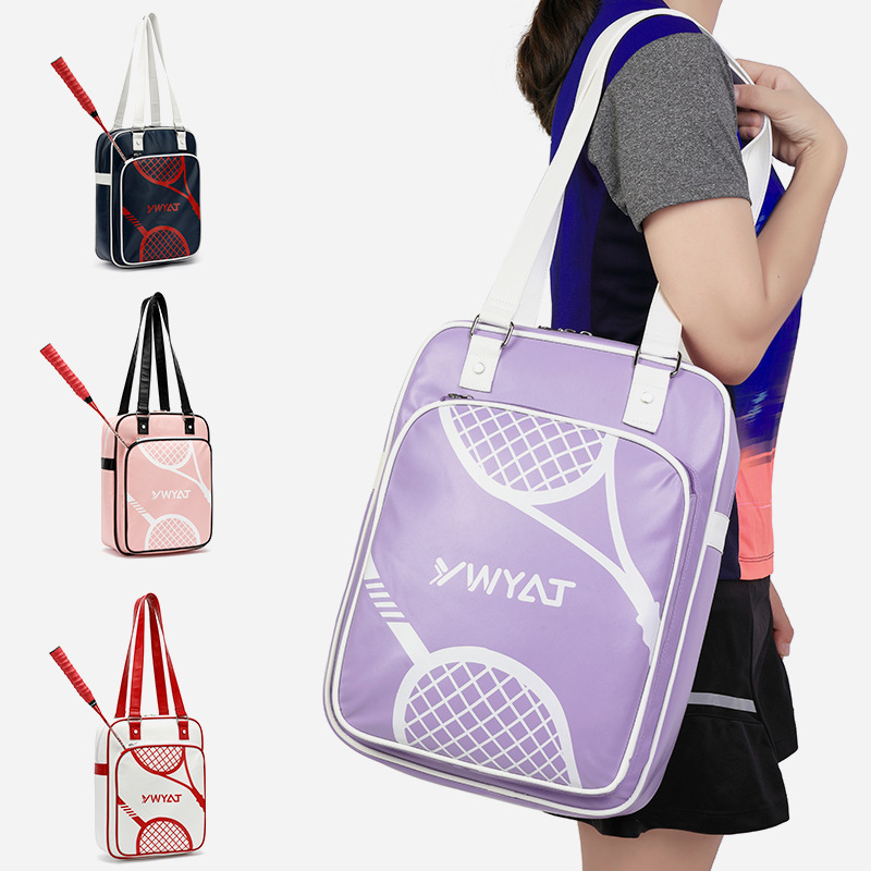 Badminton Bag Female Backpack Single Shoulder 2-3 Pack Crossbody Portable Badminton Bag Large Capacity