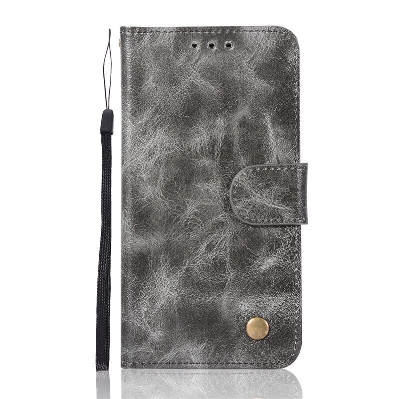 Für ZTE Blade V7 Lite Fall 5,0 Luxus Brieftasche PU Leder Telefon Fall Für ZTE Blade V7 Lite V7Lite V0720 fall Flip Zurück Abdeckung Tasche: Gray