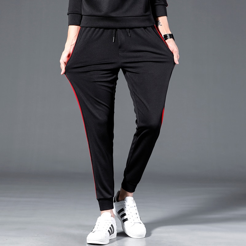 Wwkk Broek Calabasas Streep Sport Broek Straat Mannen Vrouwen Trekkoord Casual Fashio Jogging Seizoen 4 Drie Bars Broek