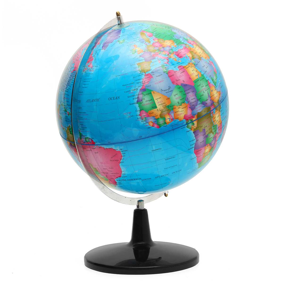 32CM Big Large Rotating Globe World Map of Earth Geography School Educational Tool Home Office Ornament