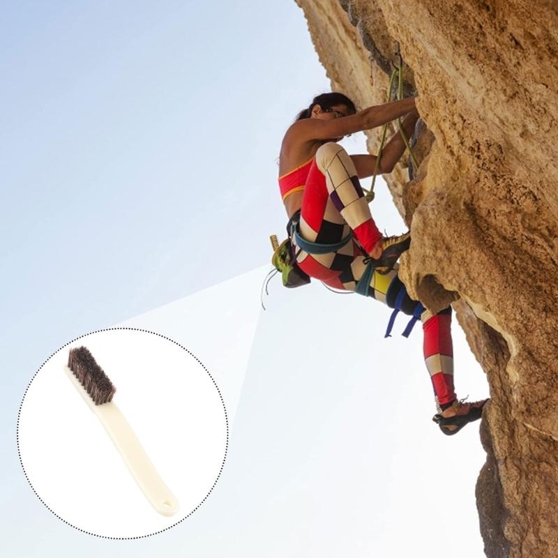 J1he 2 klätterborstar med borst och rengöringsverktyg för klättring och bouldering