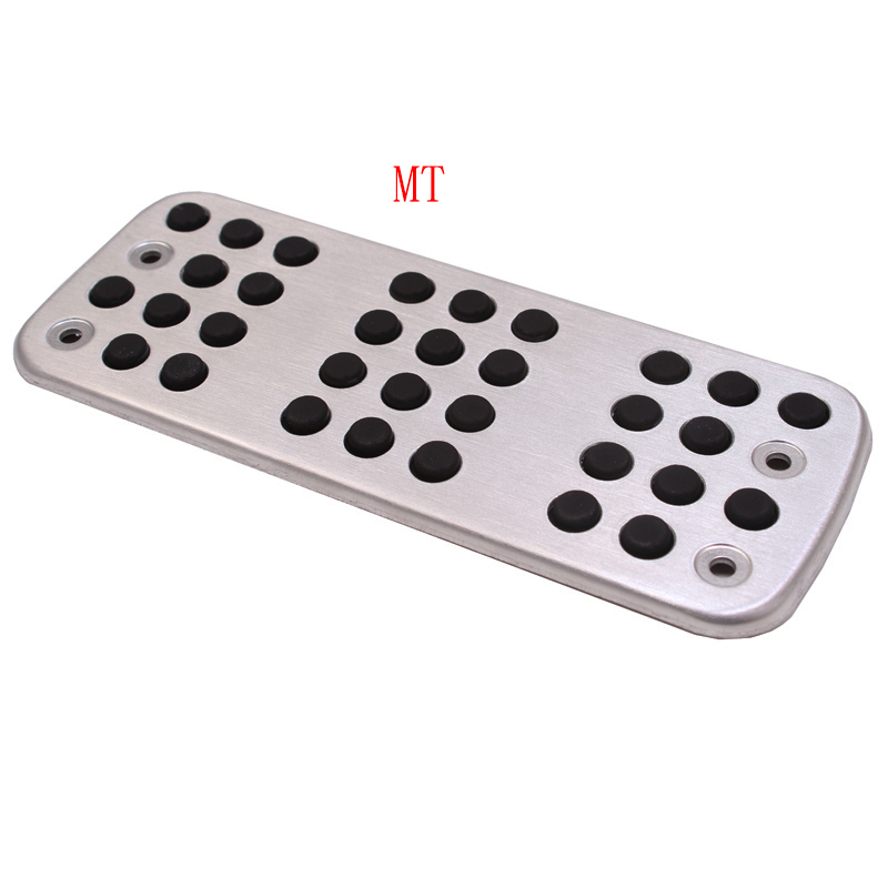 for PEUGEOT 207 301 307 208 308 408 cc/CITROEN C3 C4/DS 3 4 6 DS3 DS4 DS6 Car Gas Foot Rest Modified Pedal Pad Plate: MT 1PCS