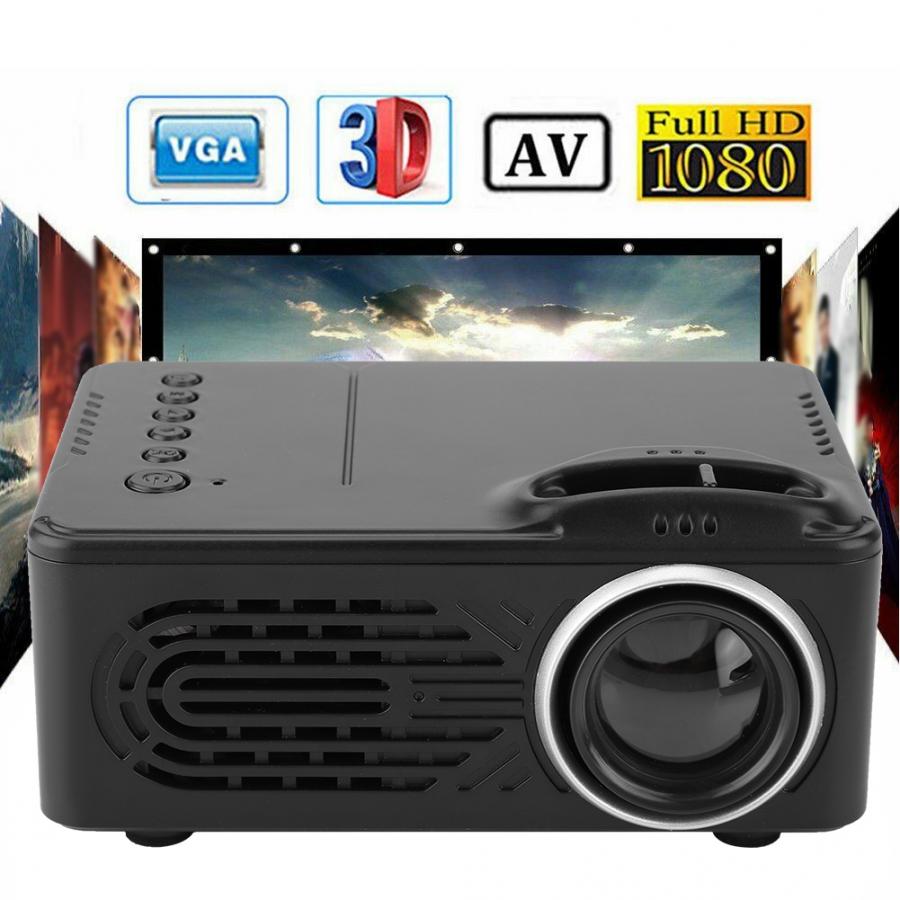 Proyector 814 multifunción Mini Digital HD proyector negro 1080P 100-240V home meeting proyector 1080P HD proyector