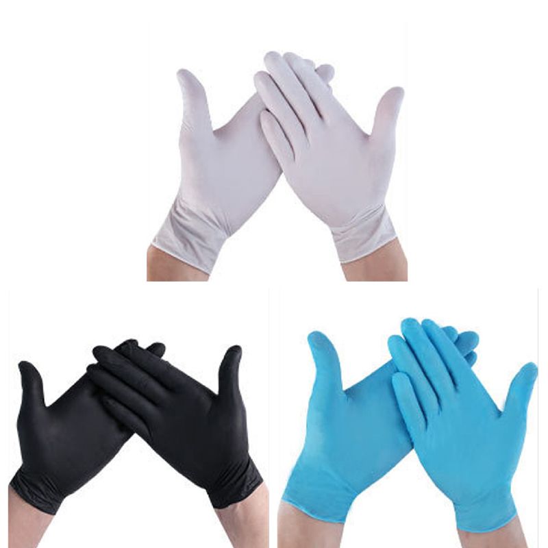 100 Pcs Disposable Home Cleaning Washing Work Safety PVC Gloves