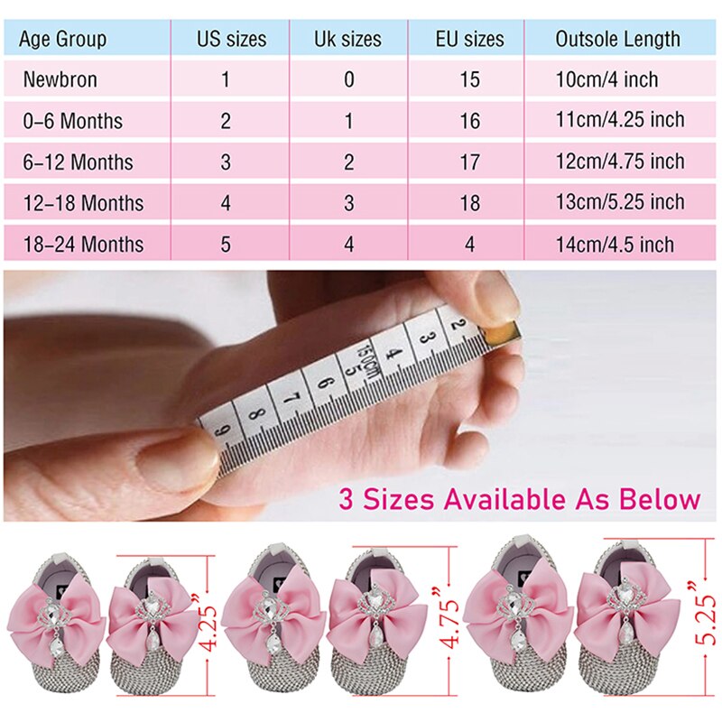 attache tetine pour bébés tétines et accessoires Dollbling – chaussures de luxe en strass pour bébé fille, ensemble de bandeau de premier marcheur, chaussures de princesse scintillantes, de fête prénatale SH