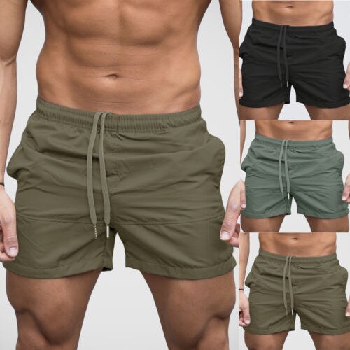 Hommes Shorts décontracté été hommes hommes couleur unie pantalons courts bas Jogging coton pantalon de survêtement pantalon d'entraînement de gymnastique