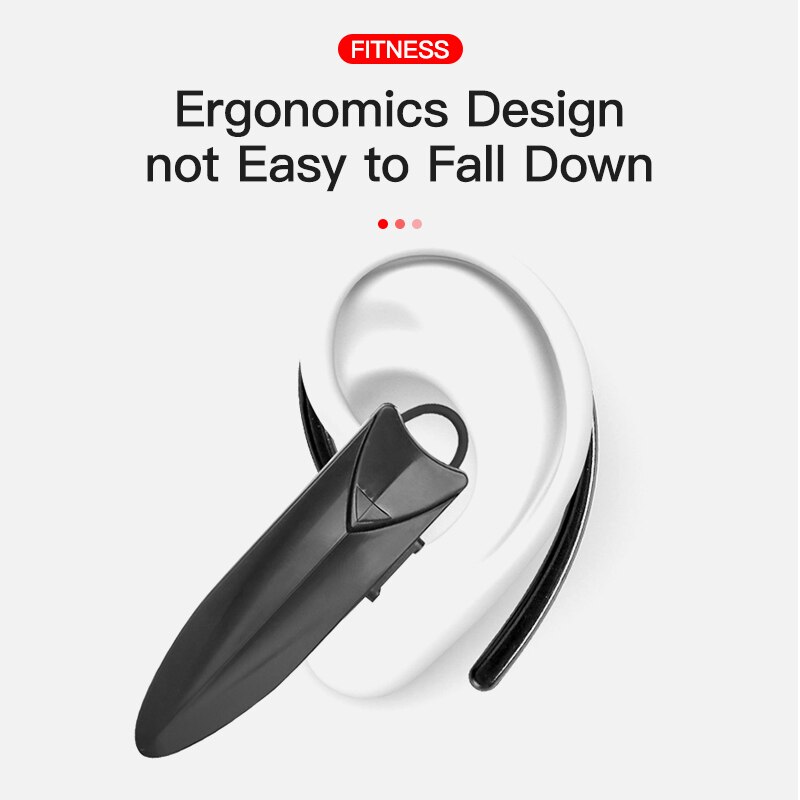 KUULAA Blutooth 5.0 słuchawki słuchawki ręce w samochodzie zestaw bezprzewodowy stereofoniczny HD Mic z mikrofonem dla IPhone Samsung Huawei telefon komórkowy