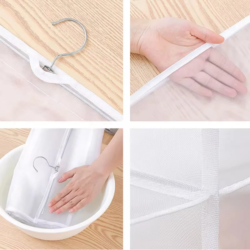 6/8 Grid Handbag Hanging Organizer Multi-layer Foldable Dustproof Oxford Cloth Handbag Storages Bags For Family Closet Bedroom