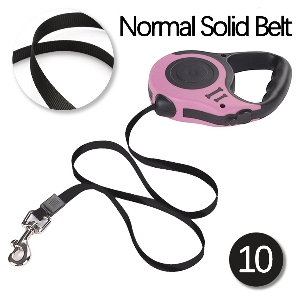 Durable Cat Leash Automatic Retractable Nylon Cat Lead Extending Kitten Walking Running Leads For Small Medium Pet Supplies: Pink 2 / 5M fit for 20kg