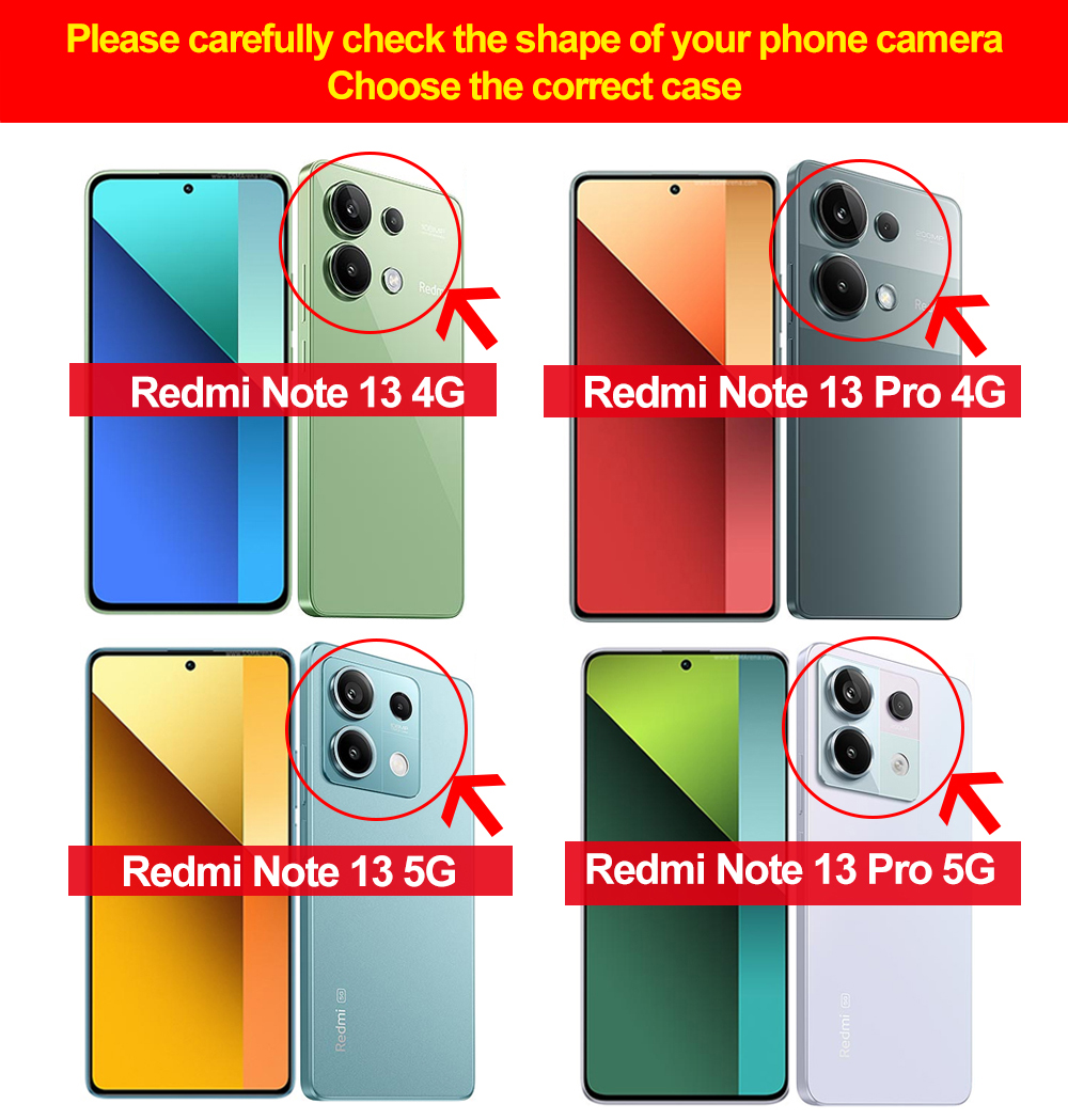 Funda de teléfono Redmi Note 13 Pro, carcasa de silicona líquida cuadrada de lujo para Xiaomi Redmi Note 13, Note 13 Pro, Note 13pro Plus, 5G