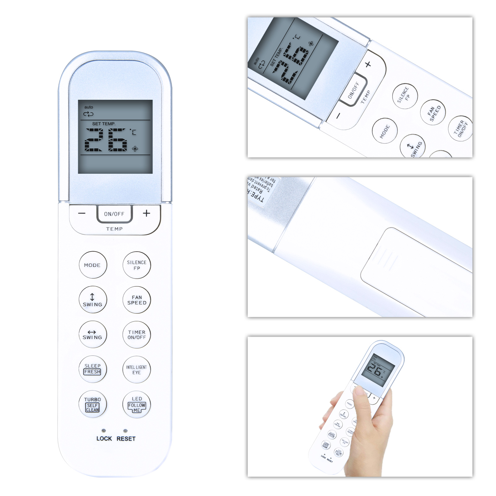 AC Remote Air Conditioner Remote Flexible Buttons Comfortable RG36F BGEF for RG36B BGE for RG36F2 BGEF for RG36F4 BGEF