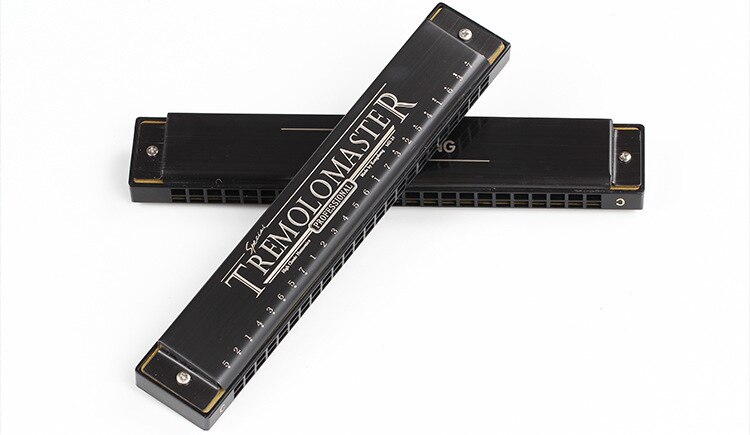 24 hole tremolo harmonica adult students play beginners C harmonica instrument of college students