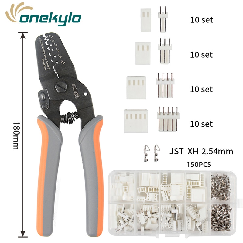 Krimptang Tang Jst XH-2.54 Krimptang Voor Jst 2.54 2510 Connectoren Met Connector Plug + Naald + Socket Header