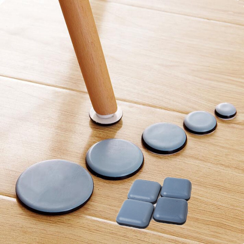 Self Adhesive Rubber Slider Pad Furniture Chair Bases Leg Feet Pads