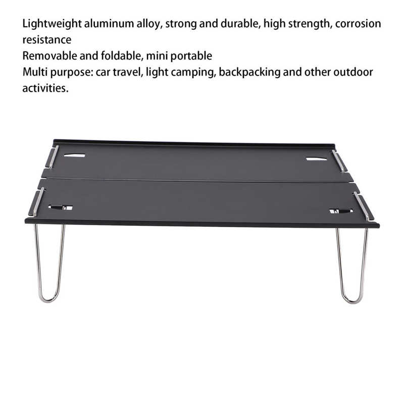 Klapptisch Camping Mini Tisch Tragbare für Rucksack für Wandern für Camping