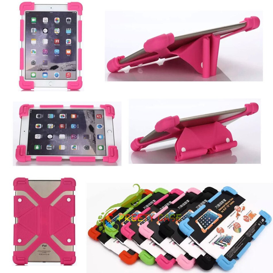 Aiboully schokbestendige siliconen hoes universele hoes voor 10.1 inch lg g pad 10.1 v700 android tablet standaards funda