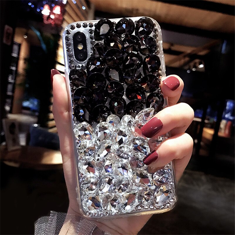 1Pcs Für Doogee N10/Y7 Fall Glitter Luxus Kristall Strass Diamant Bling TPU Telefon Fall Für Doogee N10 doogee Y7 Coque: Doogee N10 / 7