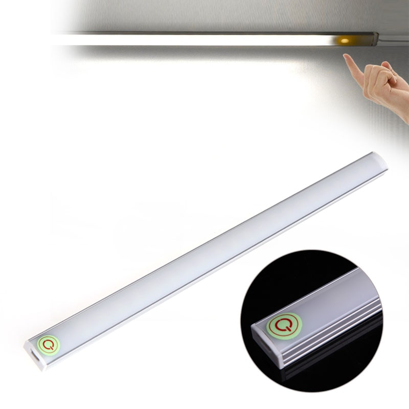 Dimbare 30CM USB LED Touch Sensor Licht Strip Onder Kast Kledingkast Kast Lamp Buis Bar Licht