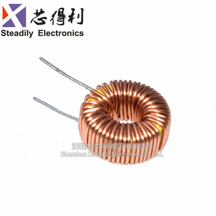 10PCS 470UH Inductor Coils 3A Toroid Magnetic Ring For Lm2596 Power Supply DIY