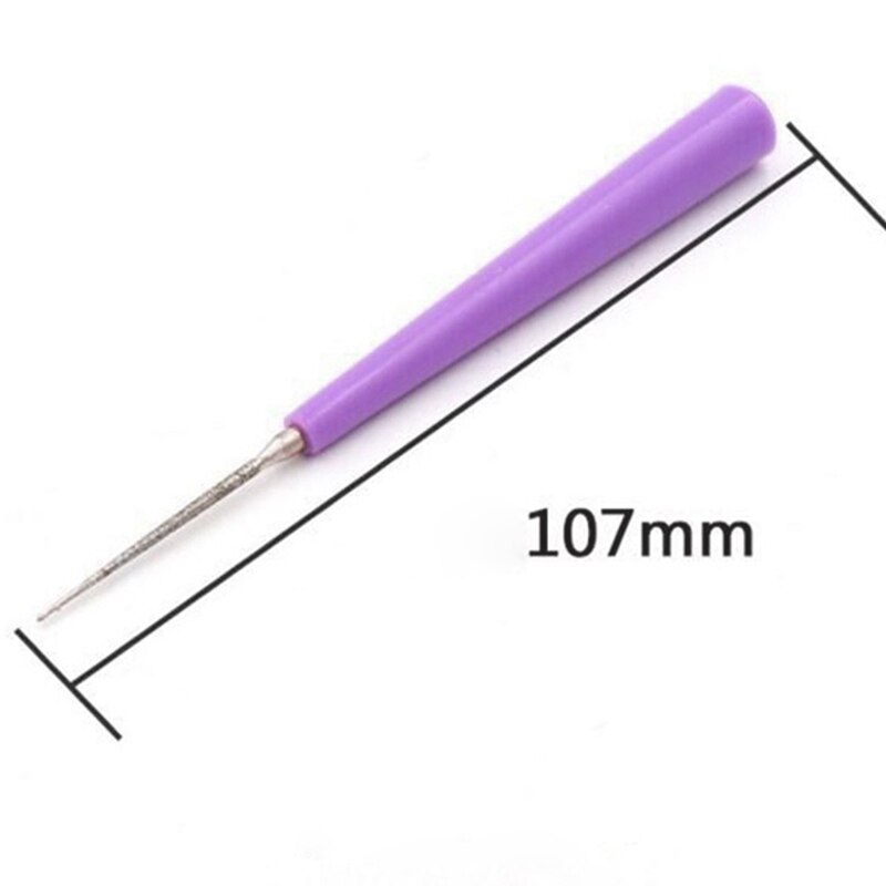 Herramienta ampliadora de 4 Uds con punta de diamante fresa para cuentas abalorios agujero para bricolaje herramienta de joyería hecha a mano