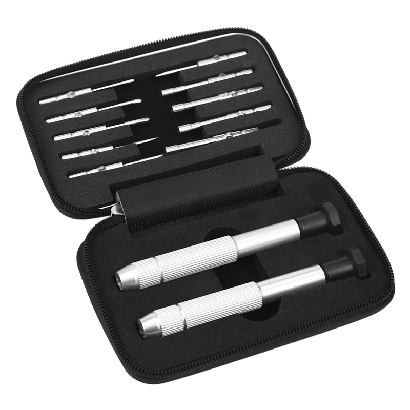 1 Set Glasses Precision Screwdriver Kit &amp; 1 Set Micro-Screws Tool Set For Eyeglass Sunglass Spectacles