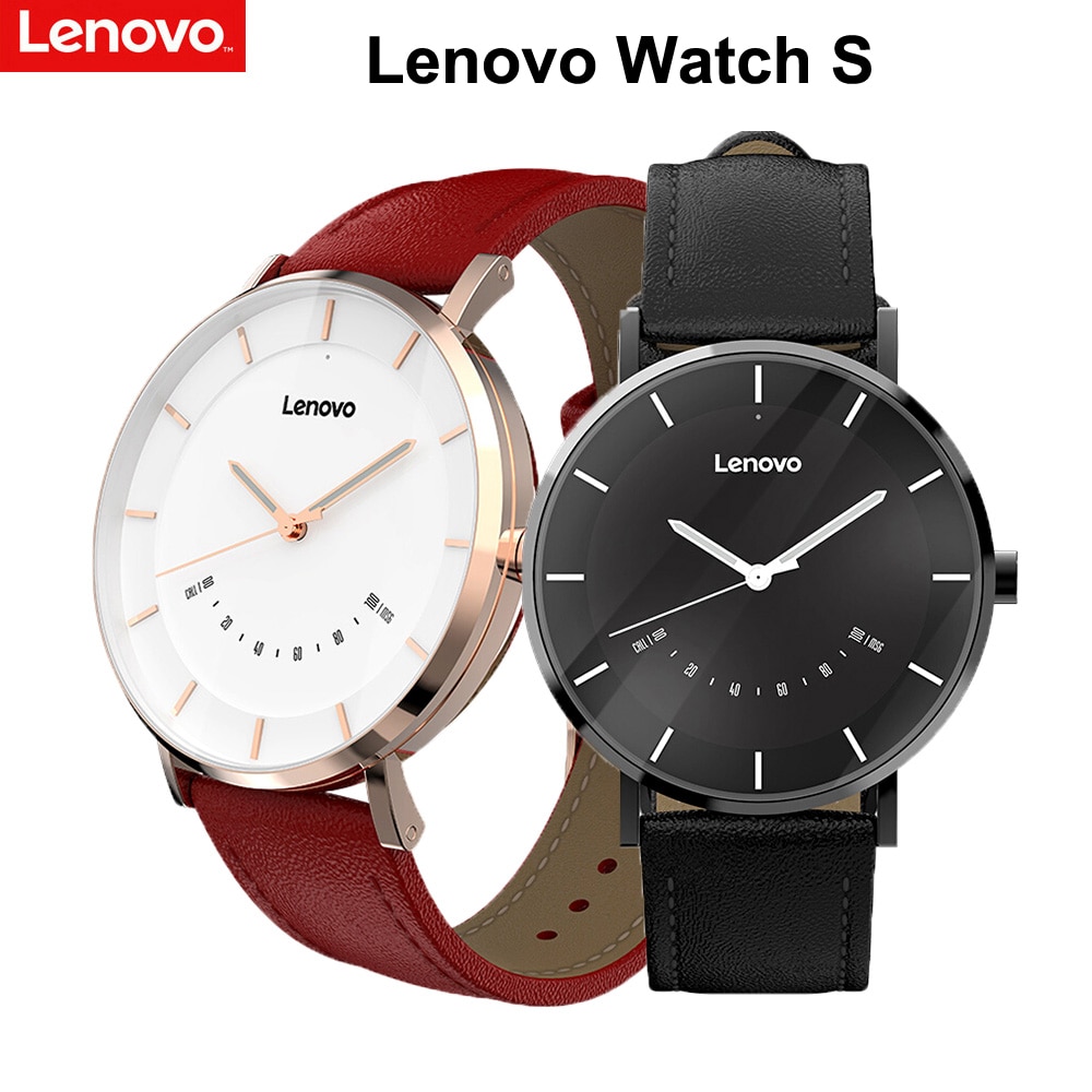 Original lenovo watch s smart watch style business fritids vattentät kvarts klocka för kvinnor smartwatch