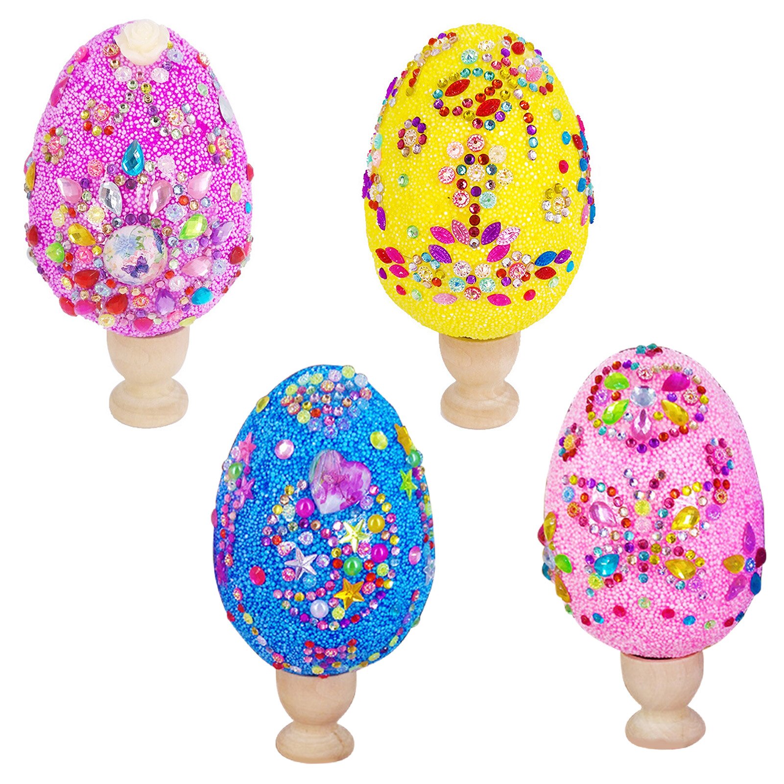 Easter Eggs Set Bright Eye-catching DIY Making Toy... – Vicedeal