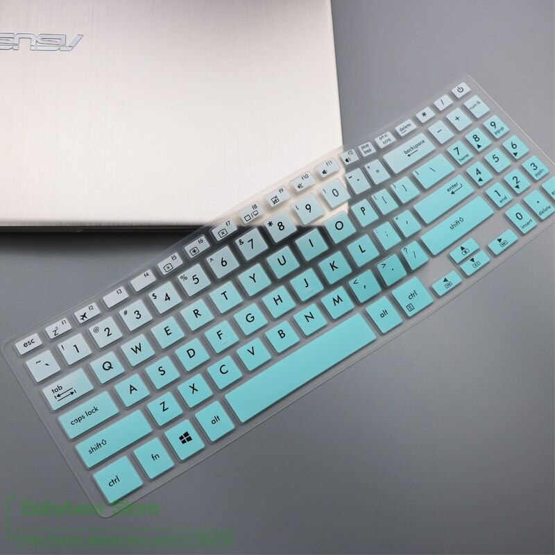 For Asus VivoBook 15 X507 X507MA X507M X507AU x507ua X507U Y5000U YX560UD X560U X560 X560UD Laptop Keyboard Cover Skin Protector: fademint