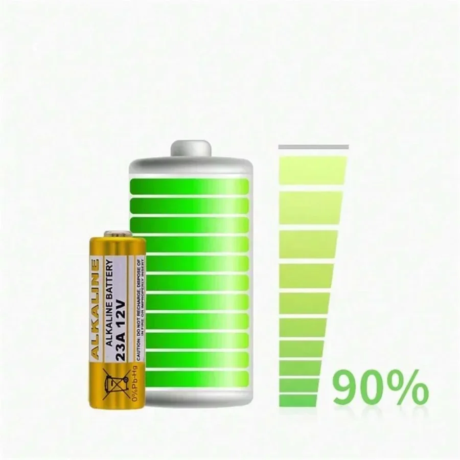 New10PCS 27A 12V Bateria alkaliczna 23A Sucha bateria do dzwonka do drzwi Kluczyki samochodowe Kalkulatory Piloty