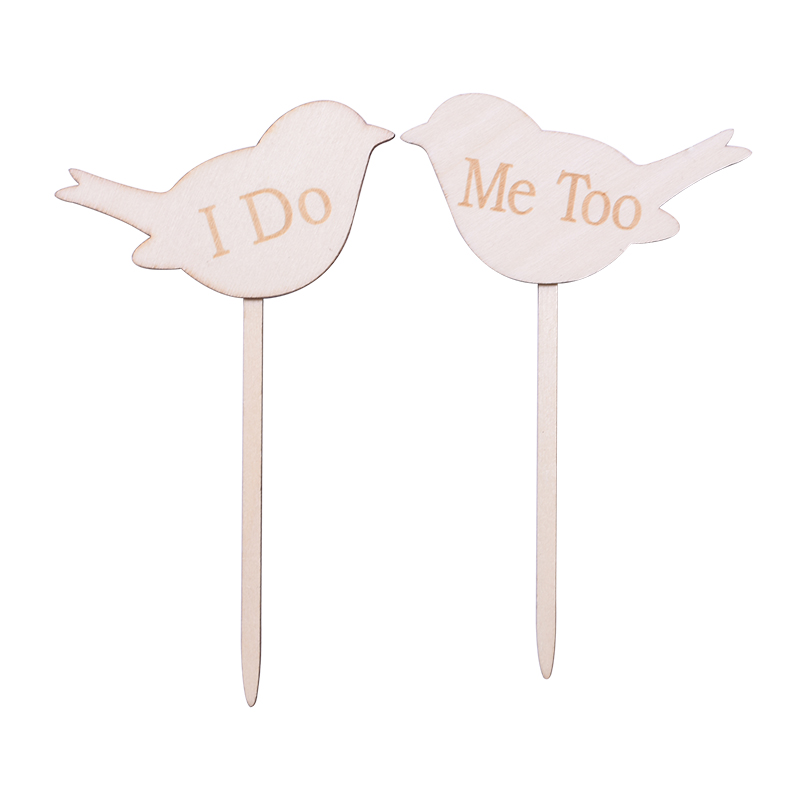 Pop Wedding Cake Topper Mr & Mrs Bridal Shower Wedding Anniversary Party Decorations Wooden Bride Groom Cake Decorating Tools