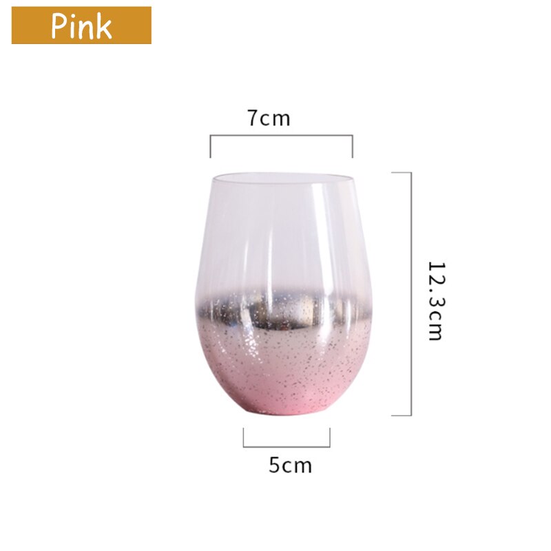 Nordisk kreativitet kopp husholdning juice glasskopp valentinsdag stjernehimmel skifter gradvis farge kopp sende slektninger: Rosa