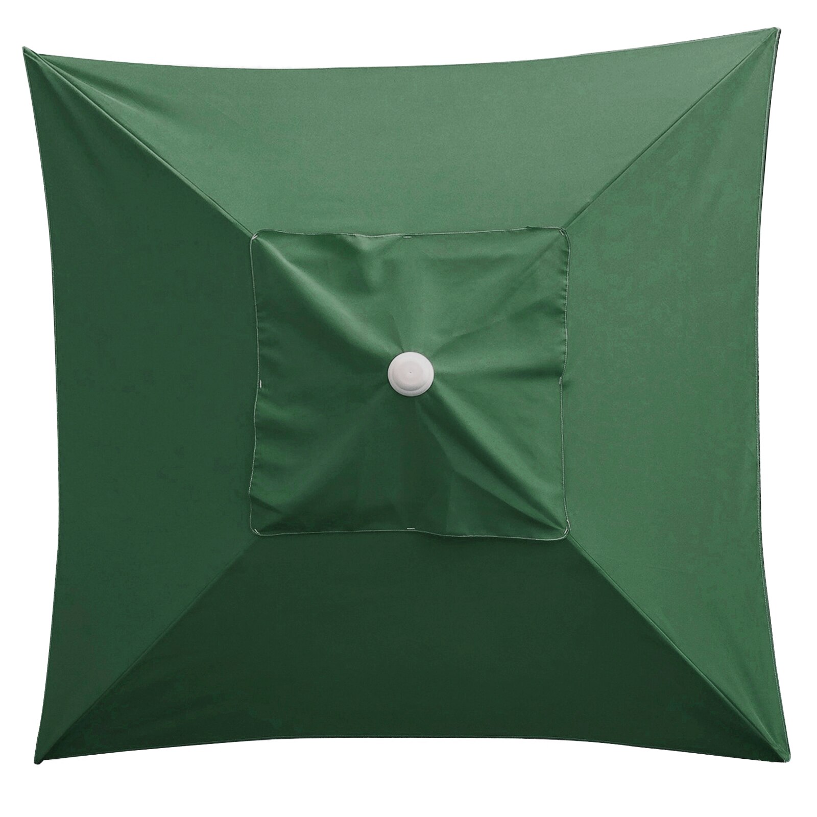 Sonnenschirm Sonnenschirm Baldachin Ohne Rahmen 2x2m 4 Knochen Garten Schwimmbad Anti-Uv Polyester Ersatz Regenschirm Abdeckung Baldachin: grün