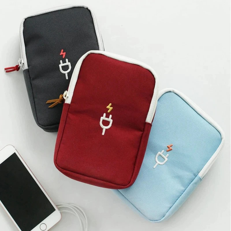 Sac de rangement de gadgets de voyage, sac de câble numérique Portable, accessoires électroniques, mallette de rangement, pochette pour batterie externe USB