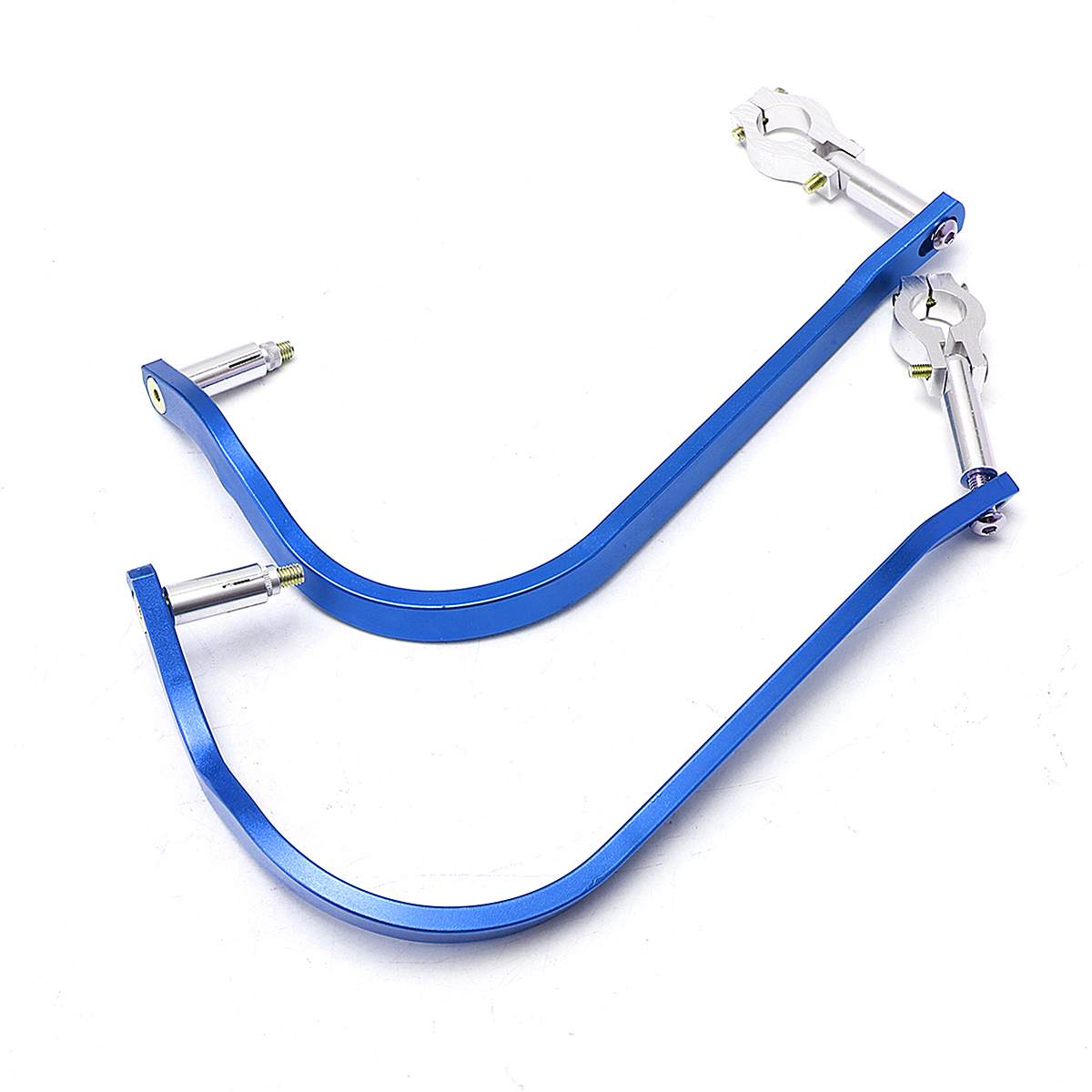 2x7/8 "22mm Universal Motorcycle Hand Guards Protector Motocross Dirt bike Handguards Stuur Guards Aluminium hand Bar Stand: Blauw