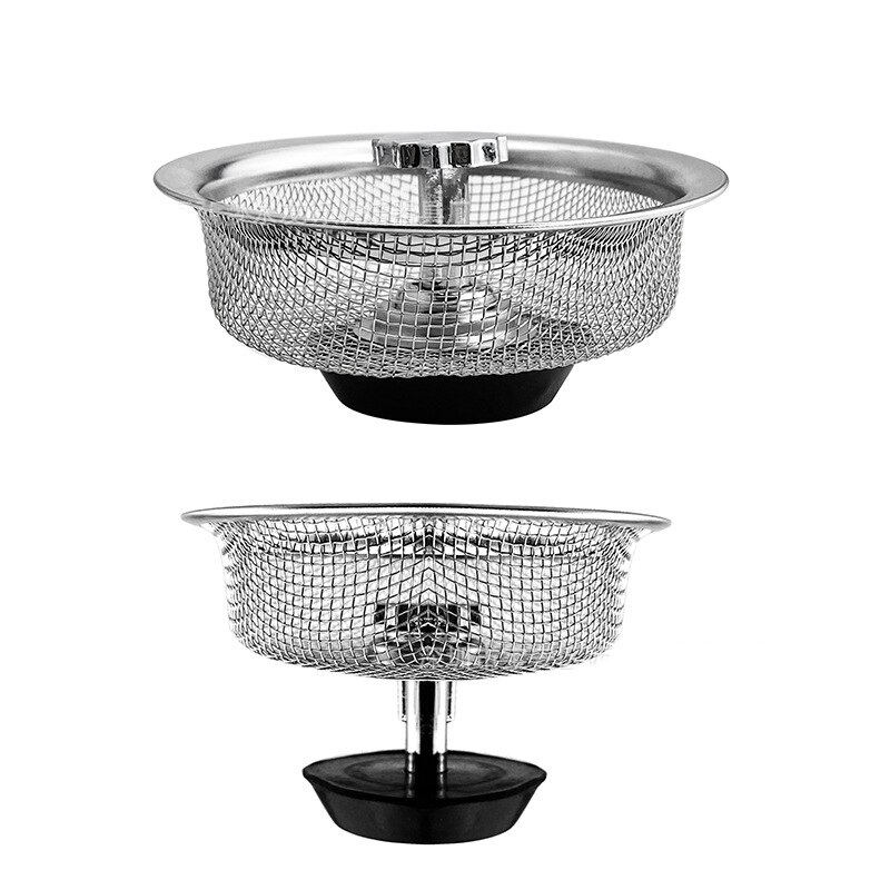 Afvalmakelaar Plug Monding Zeef Rvs Spoelbak Zeef Sink Filter Haar Riool Monding Keuken Accessoires Gadget